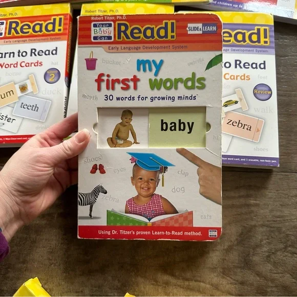 Your Baby Can read as seen on TV Dr. Robert Titzer set
